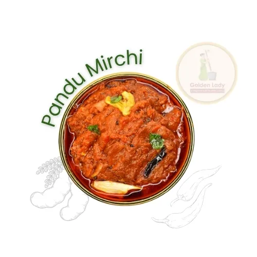 [FIN-PREM-PKL-PANDUMIRCHI-200G-001] Pandu Mirchi Pickle | పండు మిరపకాయ పచ్చడి (200g)
